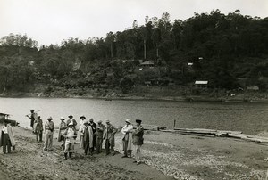 Madagascar Miandrivazo la riviere Mahajilo Ancienne Photo 1950