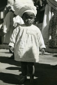 Madagascar Tananarive Children's Day Cute Child Old Photo 1950