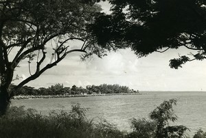 Madagascar Majunga Panorama Bord de Mer Ancienne Photo 1950