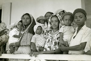 Madagascar Majunga à la Croix Rouge Ancienne Photo 1950