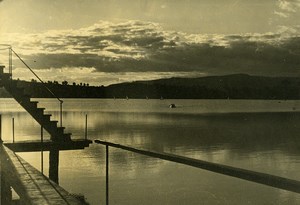 Vue poétique de Madagascar lac Andraikiba près d'Antsirabe Ancienne Photo 1937