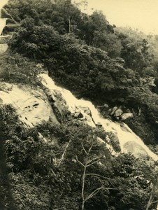 Poetic View of Madagascar near Tananarive? Waterfall Old Photo 1937