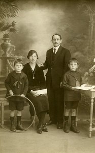 France Cerceau Jeu d'Enfants Famille Ancienne Photo 1920