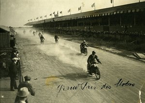 France Circuit of Touraine Sport Grand Prix 500CC Motorcycles Old Photo 1923