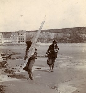 France Fisherwomen of Boulogne sur Mer? Old Photo 1900