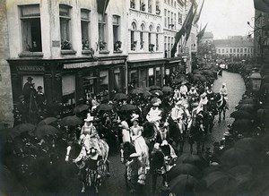 Belgium Bruges Procession of the Holy Blood Religion Old Photo 1900