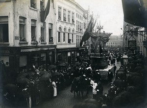 Belgium Bruges Procession of the Holy Blood Religion Old Photo 1900