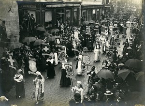 Belgium Bruges Procession of the Holy Blood Religion Old Photo 1900