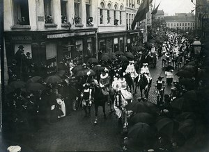 Belgium Bruges Procession of the Holy Blood Religion Old Photo 1900