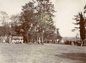 France Lille Region Outdoor Reception Village Party ? Old Photo 1900