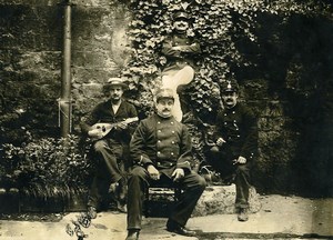 France Paris Octroi Police Old Amateur Photo 1910