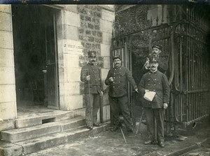 France Paris Octroi Police Old Amateur Photo 1910