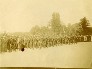 France Paris Military Parade Old Amateur Photo 1910