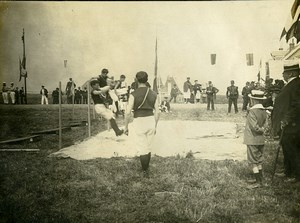 France Le Havre Gymnastics Competition High Jump? Old Amateur Photo 1910