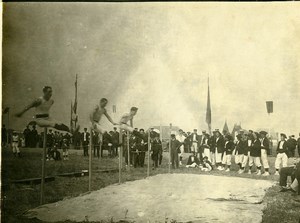 France Le Havre Gymnastics Competition High Jump? Old Amateur Photo 1910