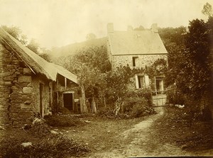 France Le Havre Countryside old farm Old Amateur Photo 1910