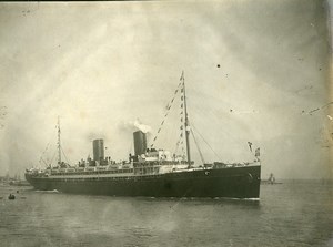 France Le Havre boat Ocean Liner Old Amateur Photo 1910