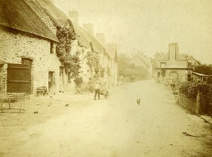 France Trouville Countryside Pub Café Village Old Amateur Photo 1910