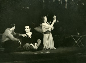 France French Cinema Actor André Bervil Theatre? Old Photo 1940