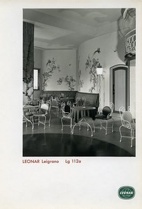 Publicité pour papier Agfa Leonar Leigrano Lg 112a Bel Interieur Ancienne Photo 1960