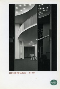 Publicité pour papier Agfa Leonar Grandamo Gr119 Bel Interieur Ancienne Photo 1960