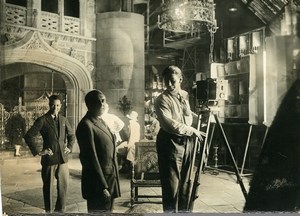 France photographic operator in a Church? Old Photo 1930