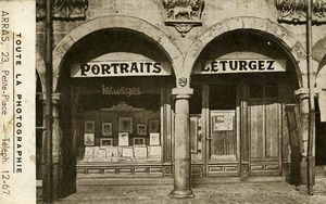 France Arras Atelier de Photographie Leturgez Ancienne carte postale 1920