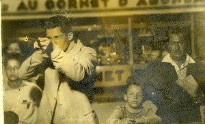 France Tir Photographique Autoportrait Ancienne Photo 1957