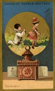 France Ancienne Chromo Guérin-Boutron Lanterne Magique vers 1880