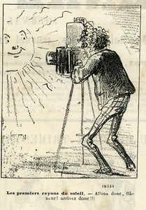 France Nadar & Darjou Caricature Photographe Journal Amusant 1861