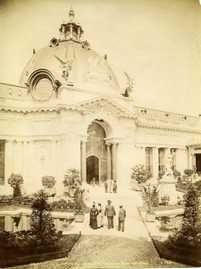 France Paris Petit Palais Monumental Door old Photo 1900