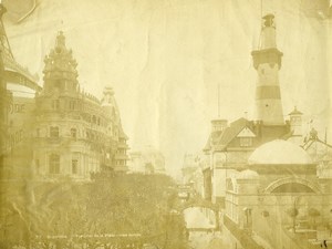 France Paris World Fair view from the mobile platform old Photo 1900