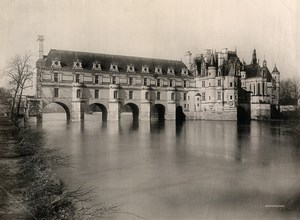 France Chenonceaux Chenonceau Castle old Photo 1890