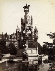 Switzerland Geneva Genf Brunswick Monument old Photo 1880