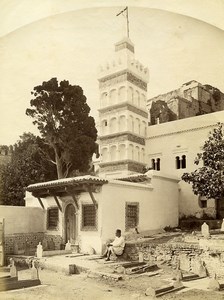 Algeria Casbah of Algiers Sidi Abderrahman Mosque old Photo 1880