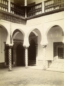 Algeria Algiers Archdiocese Interior Ketchaoua Mosque old Photo 1880