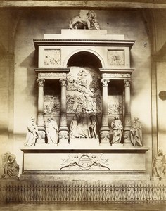 Italy Venice Venezia Tiziano Monument old Photo Paolo Salviati 1880