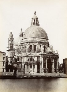 Italy Venice Venezia Basilica Santa Maria della Salute Photo Paolo Salviati 1880