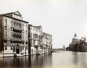 Italy Venice Venezia Canale Grande old Photo Paolo Salviati 1880