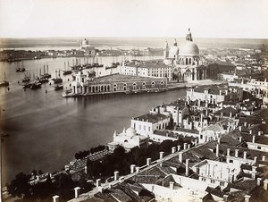 Italy Venice Venezia Panorama old Photo Paolo Salviati 1880