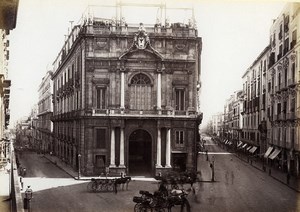 Italy Naples Napoli via Roma old Photo Giorgio Sommer 1870