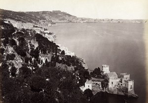 Italy Naples Napoli Posillipo Panorama old Photo Giorgio Sommer 1870