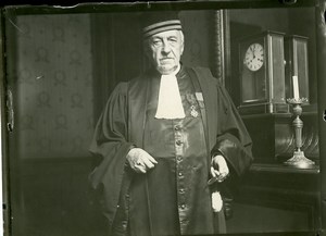France Paris Justice Criminology President Magistrate Flory old Photo 1927