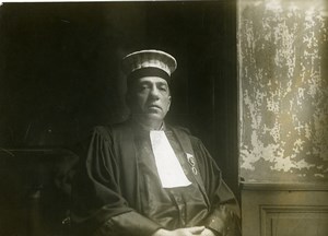France St Etienne Justice Criminology Prosecutor Aubert old Photo 1930