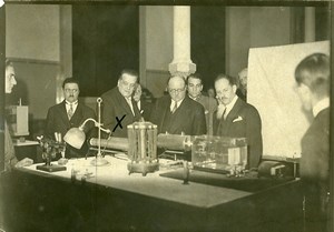 France Paris Leon Guillet new Laboratory opening Ecole Centrale old Photo 1932