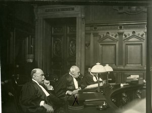 France Paris Justice Criminology President Magistrate Flory old Photo 1927