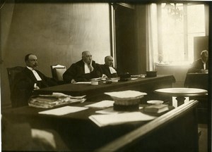 France Paris Justice Criminology President Magistrate Flory old Photo 1926