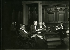 France Paris Justice Criminology President Magistrate Delegorgue old Photo 1937