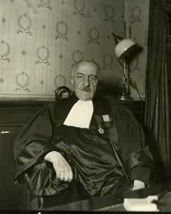 France Paris Justice Criminology President Magistrate Flory old Photo 1924
