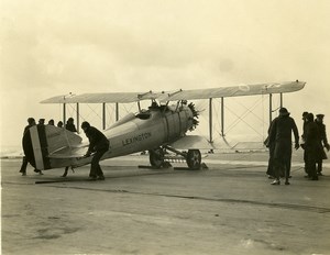 USA Aviation USS Lexington Aircraft Boeing FB2 A6985 old Photo 1930